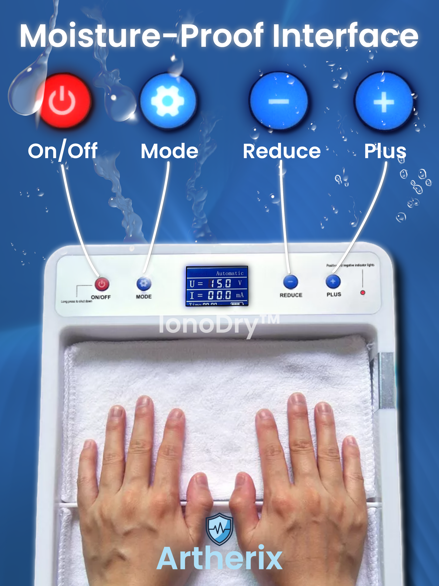 IonoDry™ Iontophoresis Machine | Sweat Control for Hands & Feet